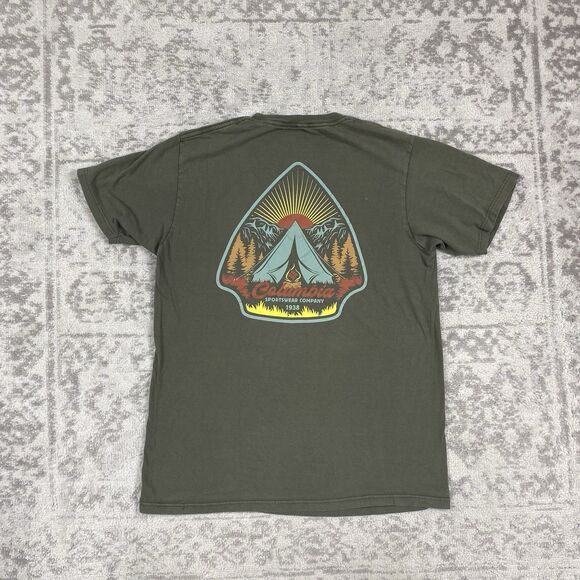 Columbia T-Shirt Performance Fishing Gear Outdoors Camping Graphic Size Medium - Picture 1 of 5